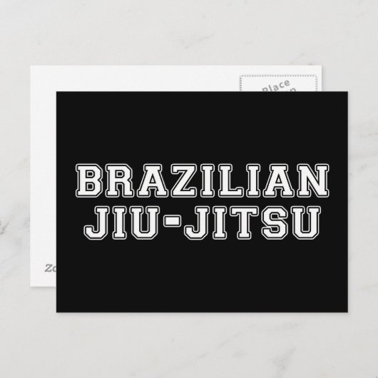 Carte Postale Jiu Jitsu (Devant / Derrière)