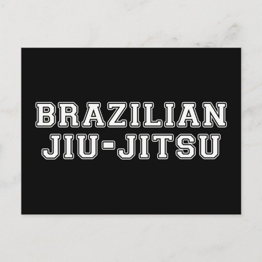 Carte Postale Jiu Jitsu (Devant)