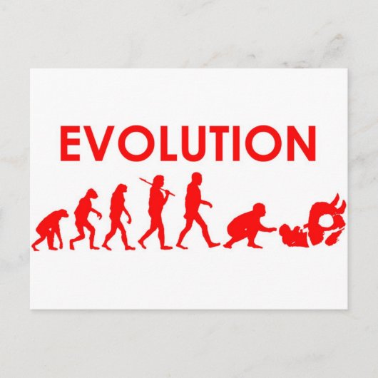 Carte Postale Jiu Jitsu Evolution (Devant)