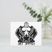 Carte Postale Jiu Jitsu - Le combattant se prépare (Debout devant)
