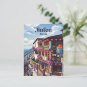 Carte Postale Jiufen Taïwan (Debout devant)