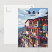 Carte Postale Jiufen Taïwan (Devant / Derrière)
