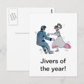 Carte Postale Jive Fun ! swing danse rock and roll (Devant / Derrière)