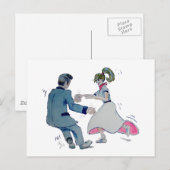 Carte Postale Jive Fun ! swing danse rock and roll (Devant / Derrière)