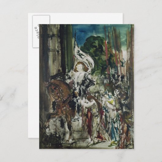Carte Postale Joan d'Arc (Devant / Derrière)