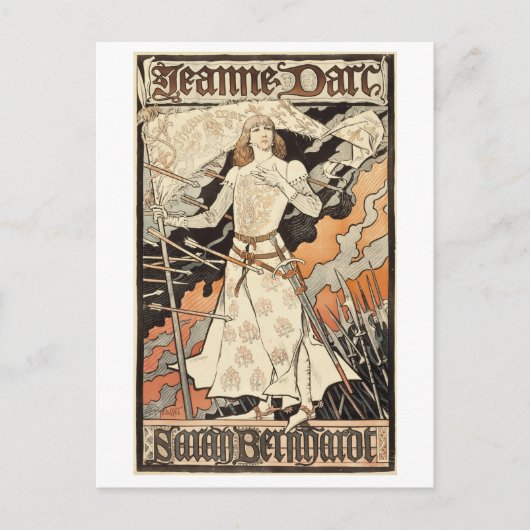 Carte Postale Joan d'Arc (Devant)