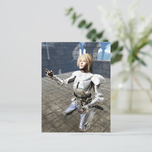 Carte Postale Joan d'Arc (Debout devant)