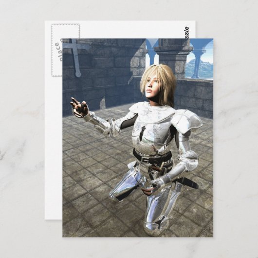 Carte Postale Joan d'Arc (Devant / Derrière)