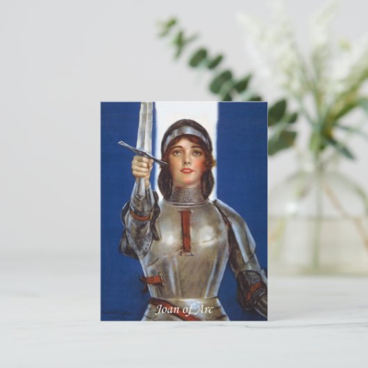 Carte Postale Joan d'Arc (Debout devant)