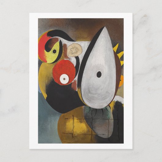 Carte Postale joan miro peintures art, art abstrait (Devant)