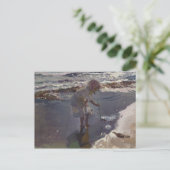 Carte Postale Joaquin Sorolla - Buscando Mariscos (Debout devant)