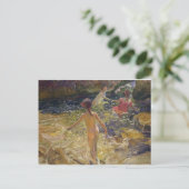 Carte Postale Joaquín Sorolla - Le bain, Javea (Debout devant)