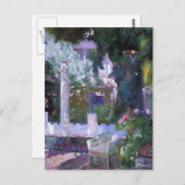 Carte Postale Joaquín Sorolla - le Rose Bush à la Maison Sorolla (Devant / Derrière)