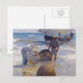 Carte Postale Joaquin Sorolla - Pêcheur valencien (Devant / Derrière)