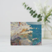 Carte Postale Joaquin Sorolla-Rocks de Javea et le Bateau Blanc (Debout devant)