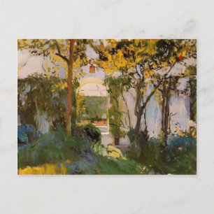 Carte Postale Joaquín Sorolla - Vieux jardin de l'Alcazar à Sévi