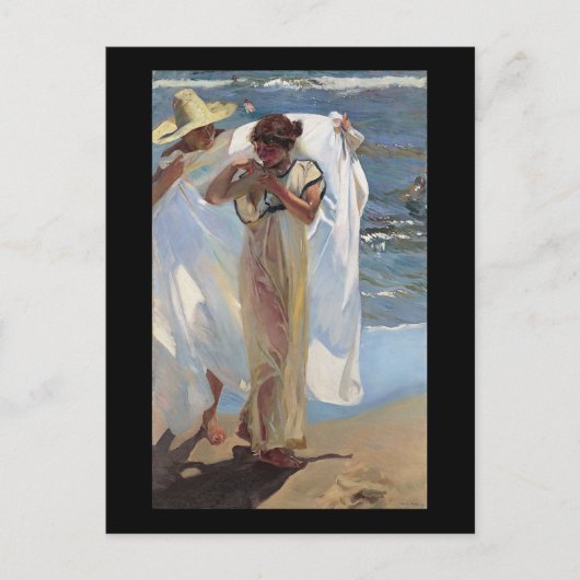 Carte Postale Joaquín Sorolla y Bastida après le bain (Devant)