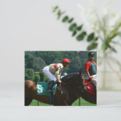 Carte Postale jockey (Debout devant)