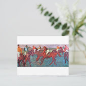 Carte Postale Jockey et cheval, Edgar Degas (Debout devant)