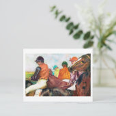 Carte Postale Jockey et cheval, Edgar Degas (Debout devant)