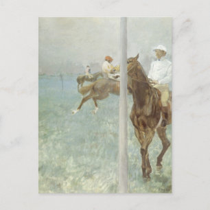Carte Postale Jockeys avant la course par Edgar Degas