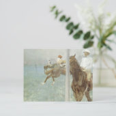 Carte Postale Jockeys Before the Race par Edgar Degas (Debout devant)