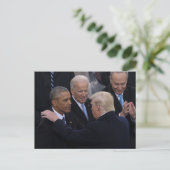 Carte Postale Joe Biden, Barack Obama et Trump (Debout devant)