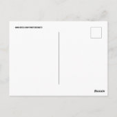 CARTE POSTALE JOE BIDEN DRÔLE J'AI FAIT ÇA CACAHOU (Dos)