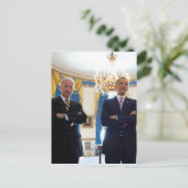 Carte Postale Joe ! Biden et Barack Obama (Debout devant)