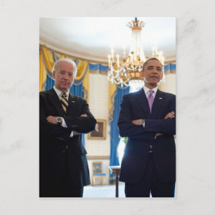 Carte Postale Joe ! Biden et Barack Obama