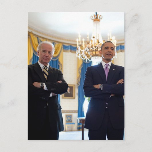 Carte Postale Joe ! Biden et Barack Obama (Devant)