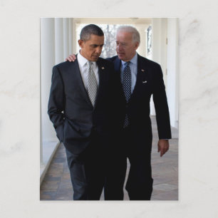 Carte Postale Joe ! Biden et Barack Obama