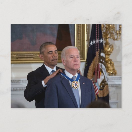 Carte Postale Joe Biden et Barack Obama (Devant)