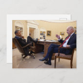 Carte Postale Joe Biden et Barack Obama (Devant / Derrière)
