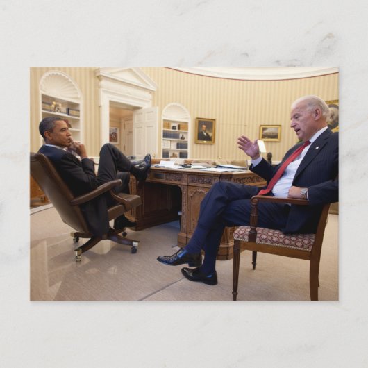 Carte Postale Joe Biden et Barack Obama (Devant)