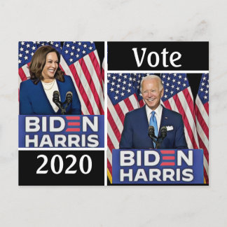 Carte Postale Joe Biden et Kamala Harris 2020 Keepsaké