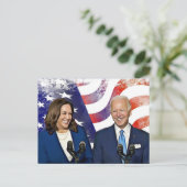 Carte Postale Joe Biden et Kamala Harris 2020 Running Mates (Debout devant)