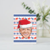 Carte Postale Joe Biden Noël (Debout devant)