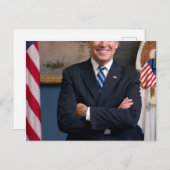 Carte Postale Joe Biden Portrait (Devant / Derrière)