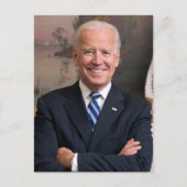Carte Postale Joe Biden Portrait Officiel, ZSSG (Devant)