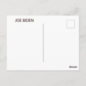Carte Postale JOE BIDEN Président (Dos)