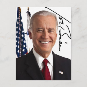 Carte postale Joe Biden Signature