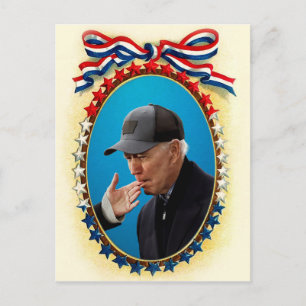 Carte Postale Joe Biden Style Vintage