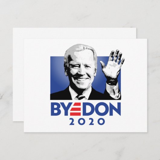 CARTE POSTALE JOE BYE DON 2020 (Devant / Derrière)