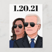 Carte Postale Joe et Kamala Aviators (Devant)