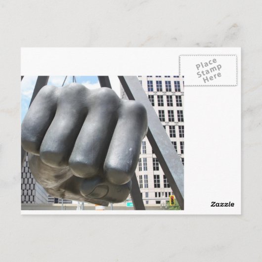 Carte Postale Joe Louis Fist (Dos)