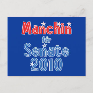 Carte Postale Joe Manchin pour Sénat 2010 Star Design