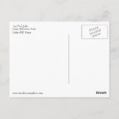 Carte postale Joe Pool Lake (Dos)