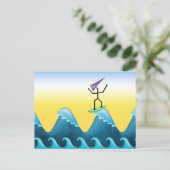 Carte Postale Joe Surfer (Debout devant)