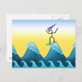 Carte Postale Joe Surfer (Devant / Derrière)